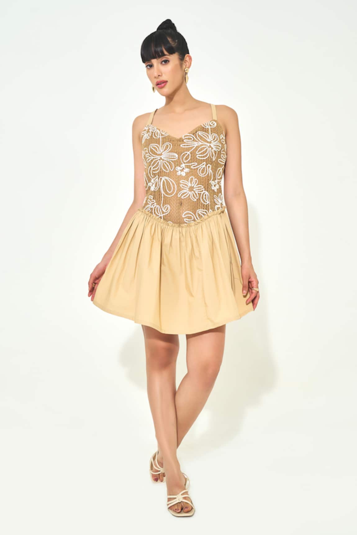 Qala Clothing Palma Sundower Short Dress 