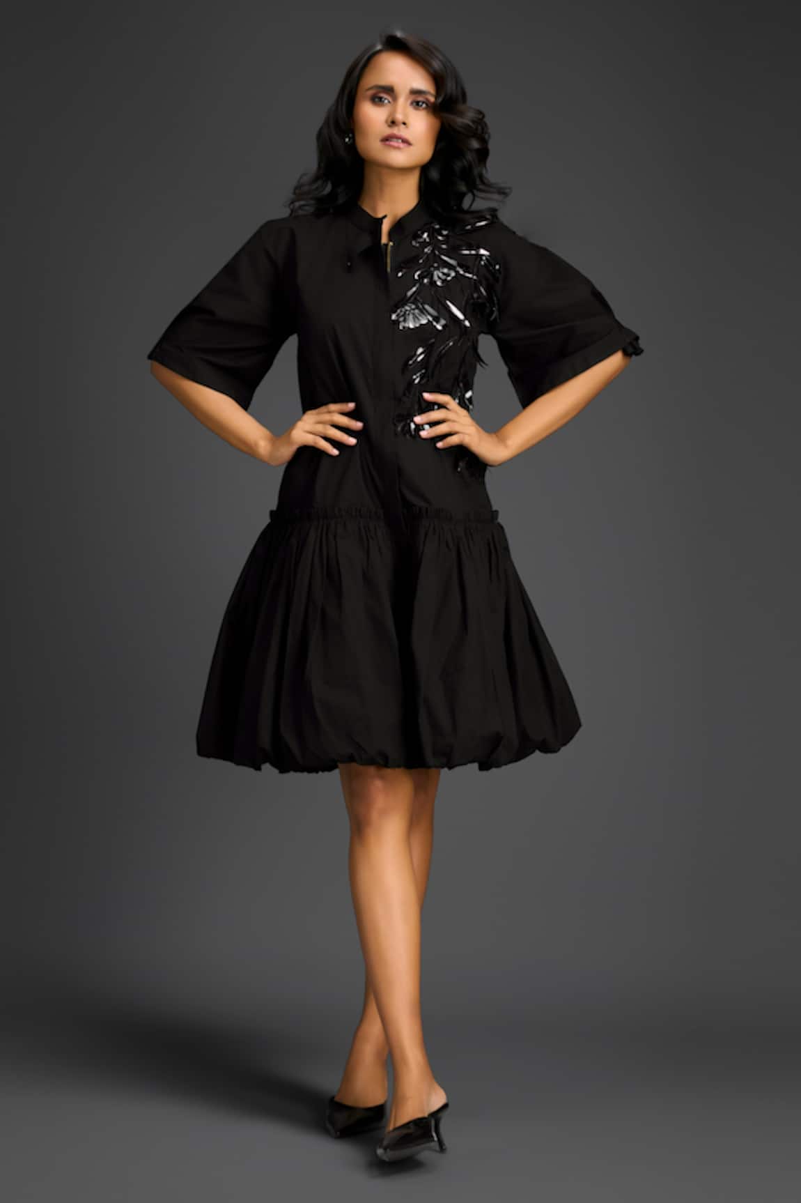 Deepika Arora Black Designer Dress 