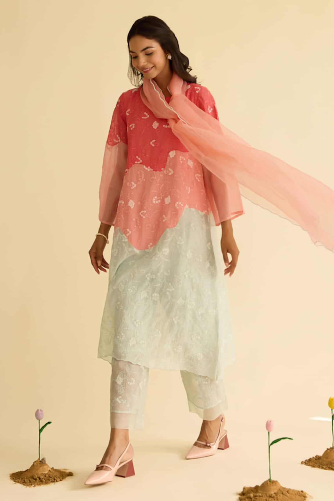 Naaz By Noor Embroidered Kurta Set 