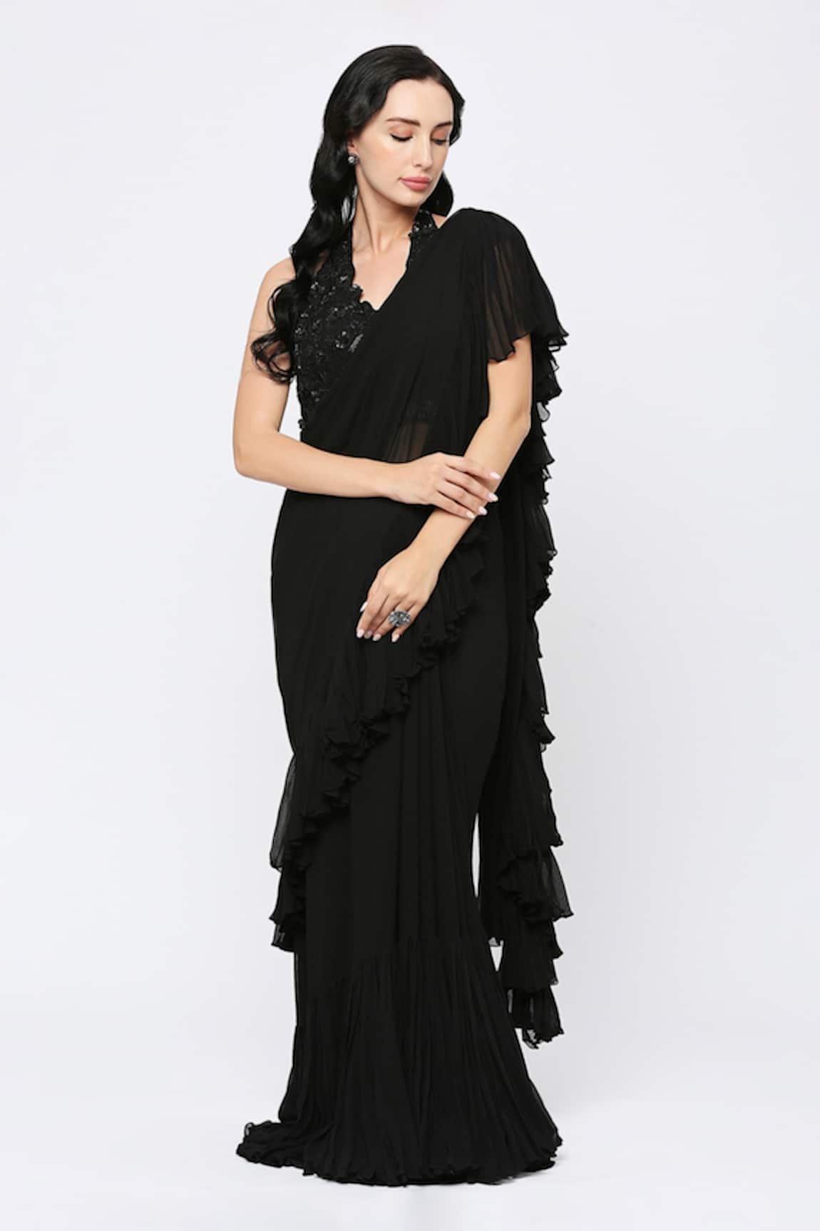 Neha Mehra Embellished Padded Blouse 