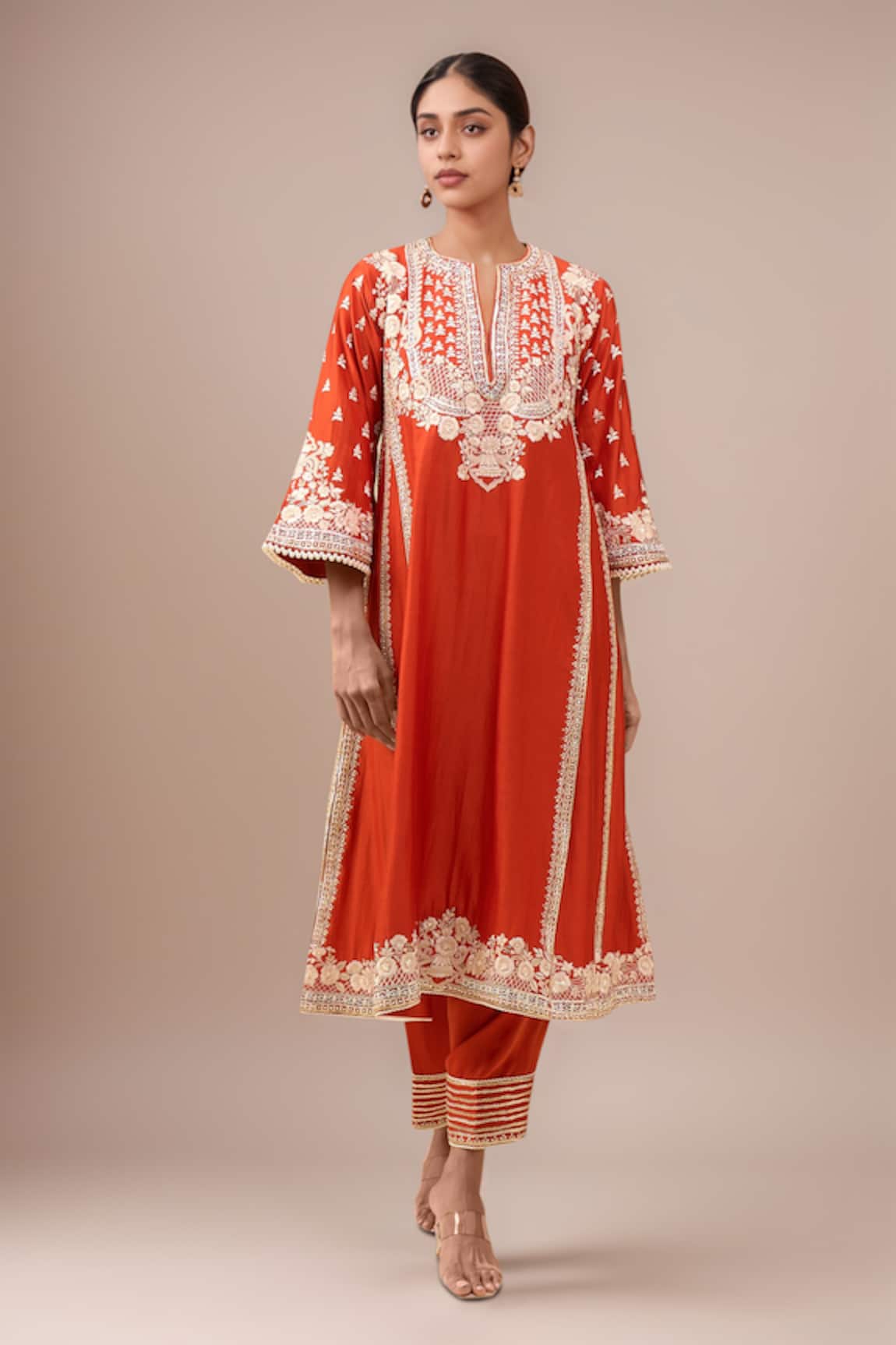 Sheetal Batra Burnt Orange Choga With Salwar 