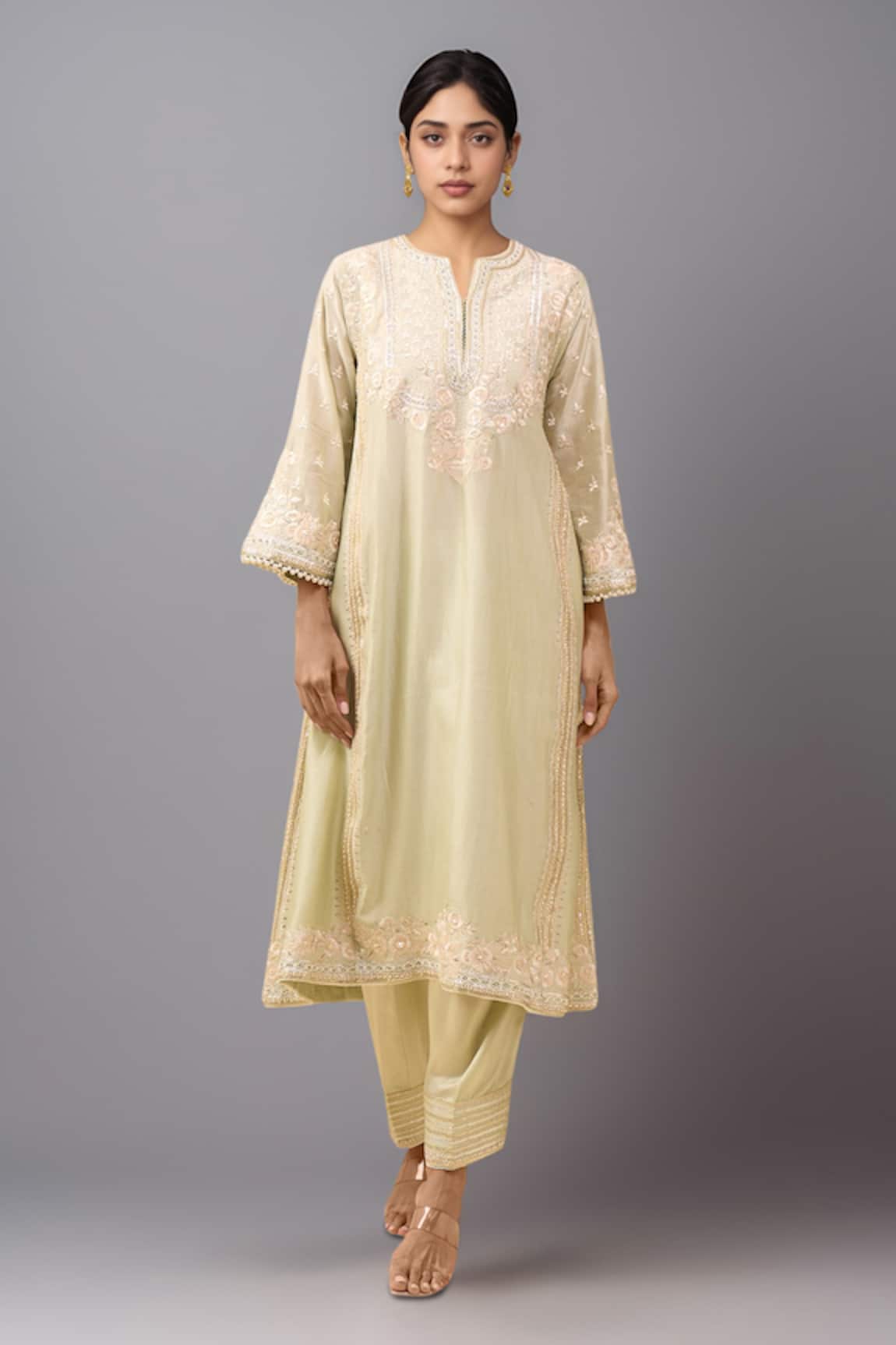 Sheetal Batra Mint Green Choga With Salwar 