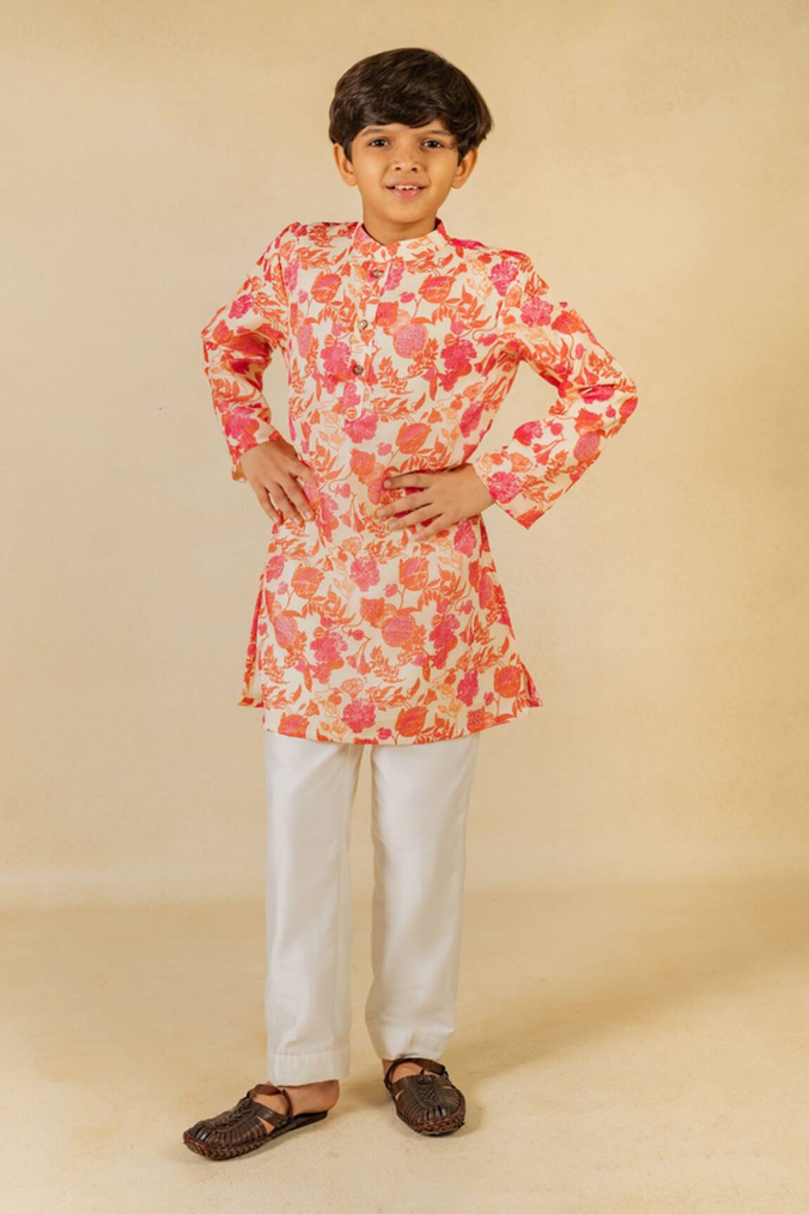 Jilmil Dreamwear Floral Print Kurta & Pant Set 