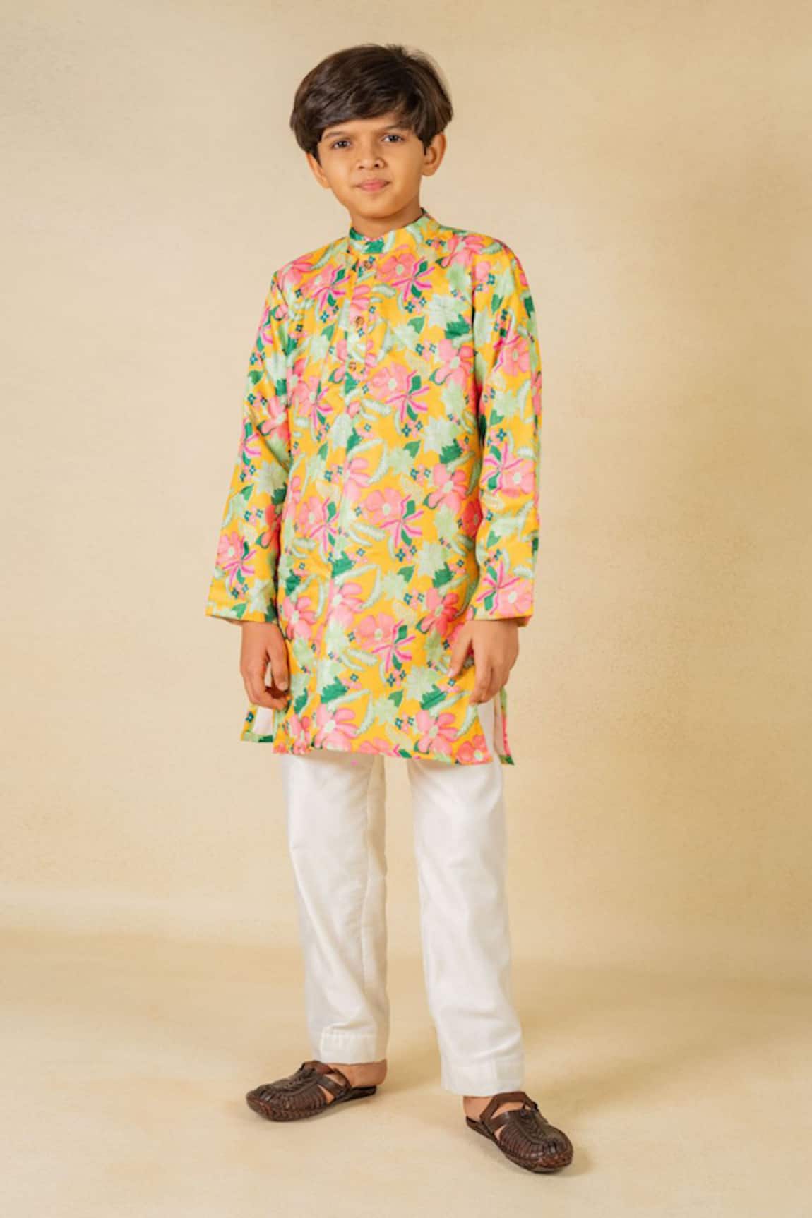 Jilmil Dreamwear Floral Digital Printed Kurta Set 