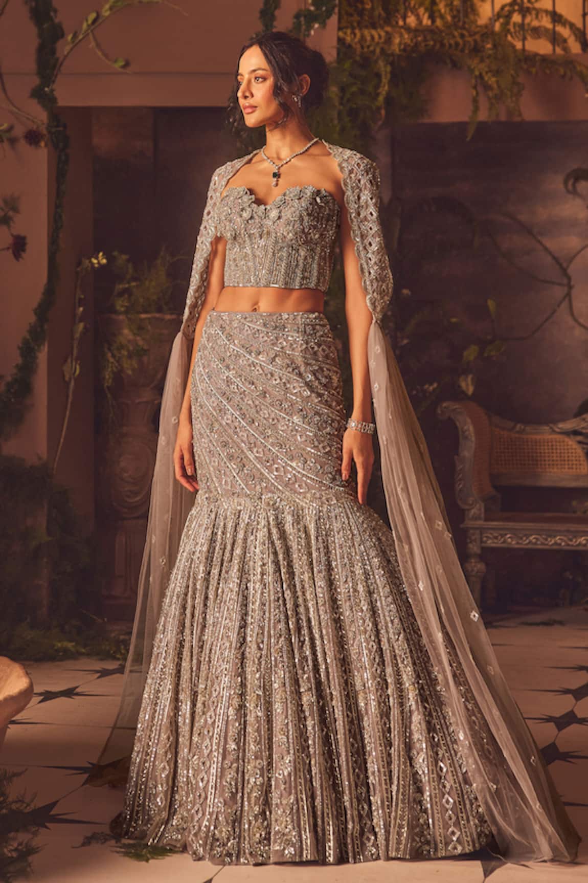 Roqa Designer Embroidered Lehenga Set 