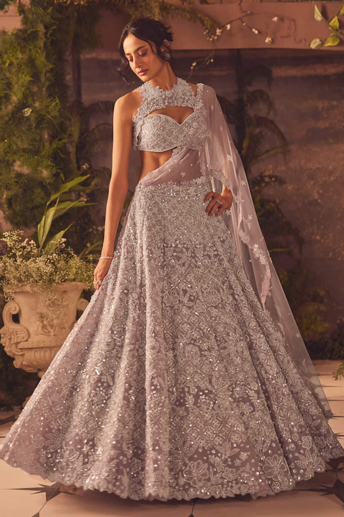 Roqa Designer Embroidered Lehenga Set 