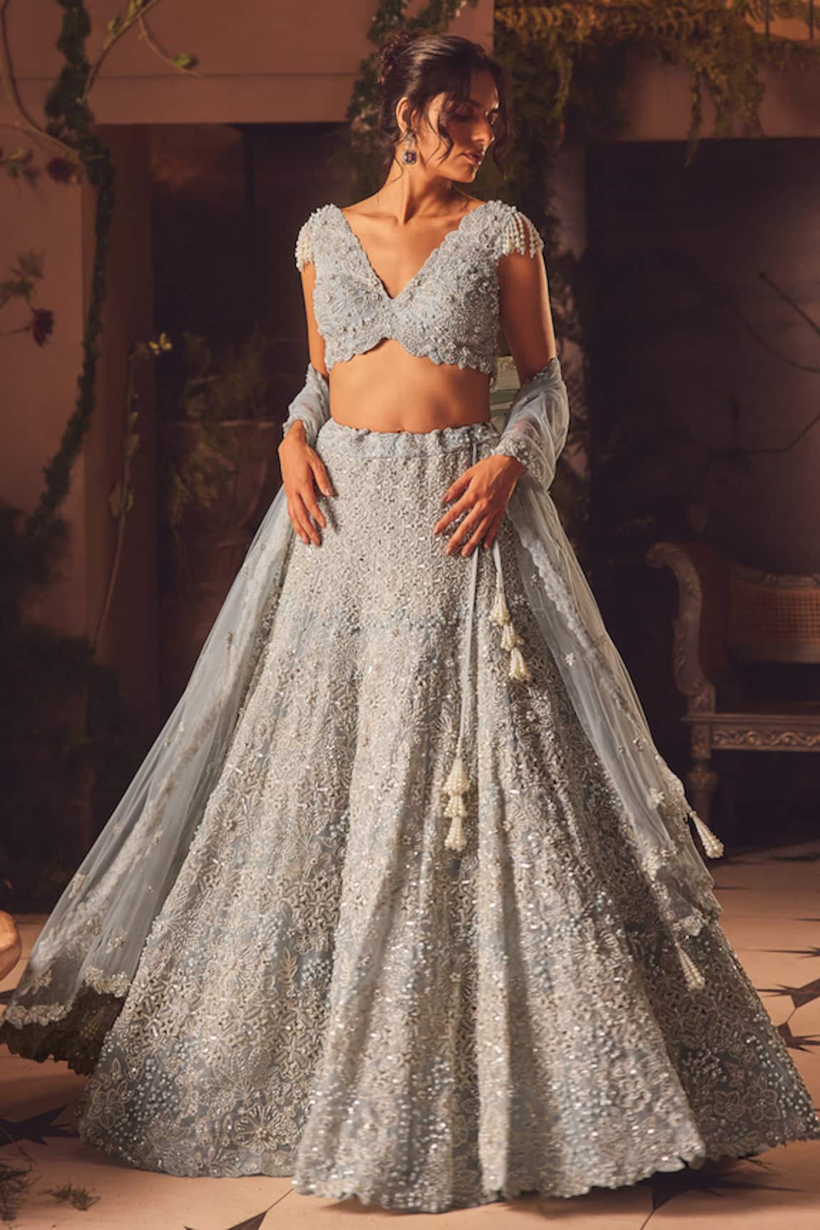 Roqa Designer Embroidered Lehenga Set 