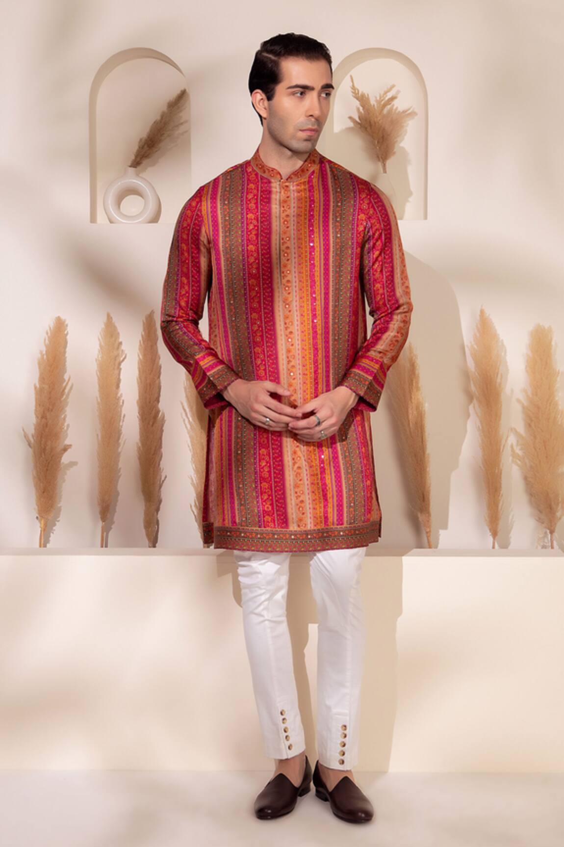 Char Chaand Multi Color Designer Kurta 