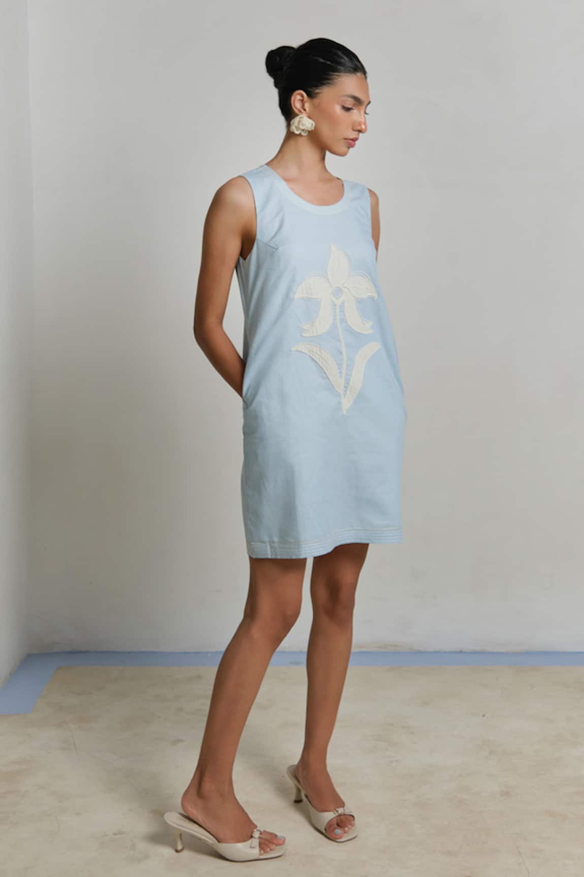 Shimona Azure Mini Dress 
