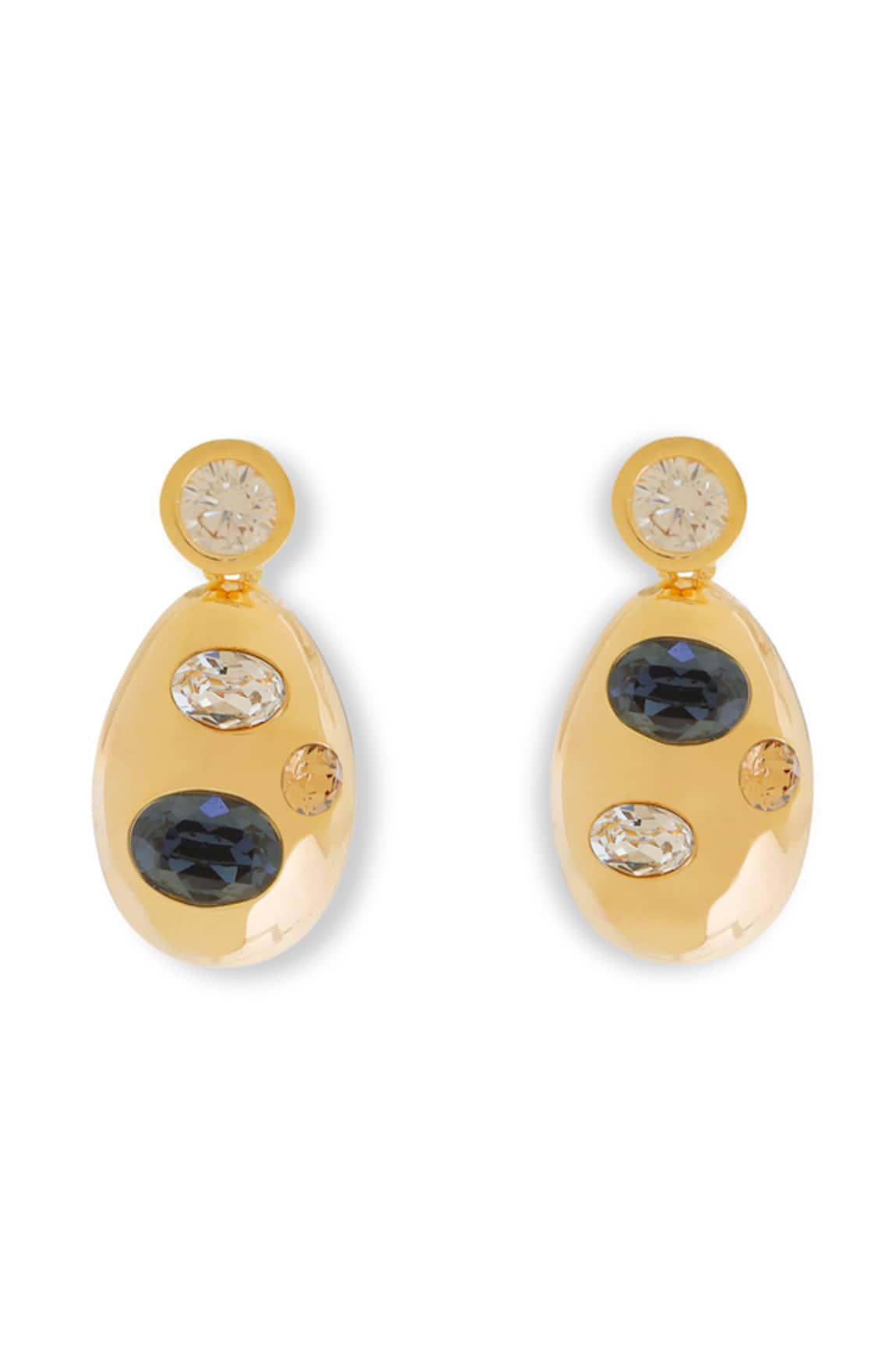 Esme By Aashna Dalmia Designer Blue Earrings 
