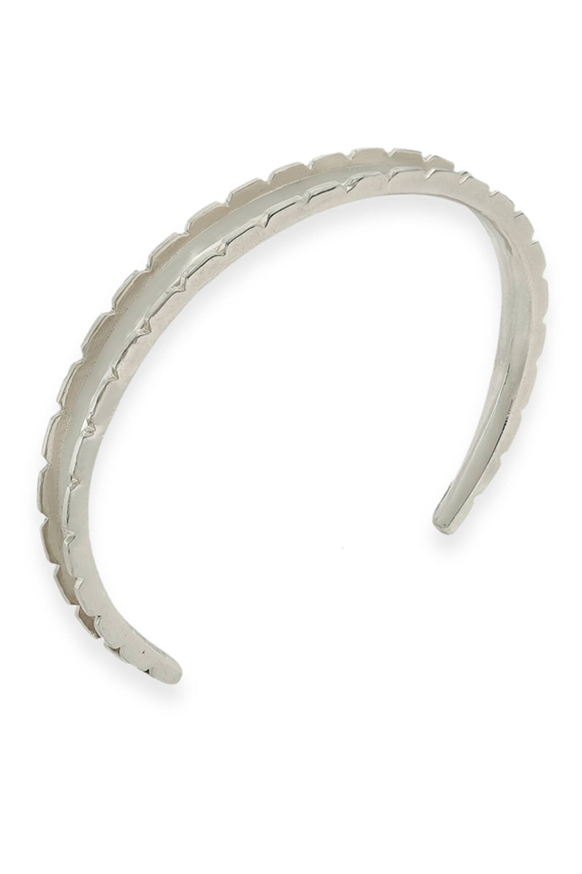 Esme By Aashna Dalmia Silver Designer Bracelet 