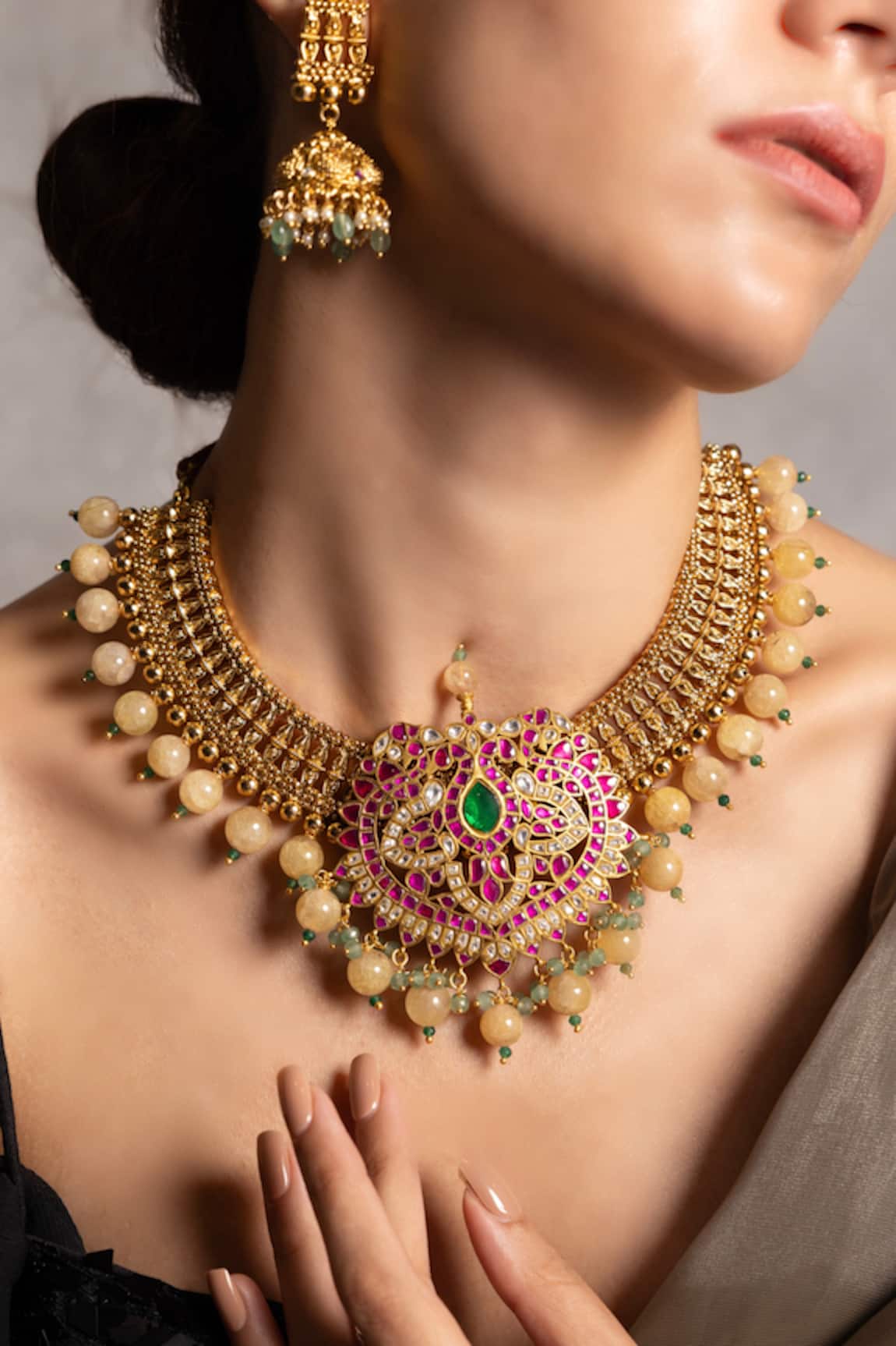 Joules By Radhika Harvi Designer Necklace Set 