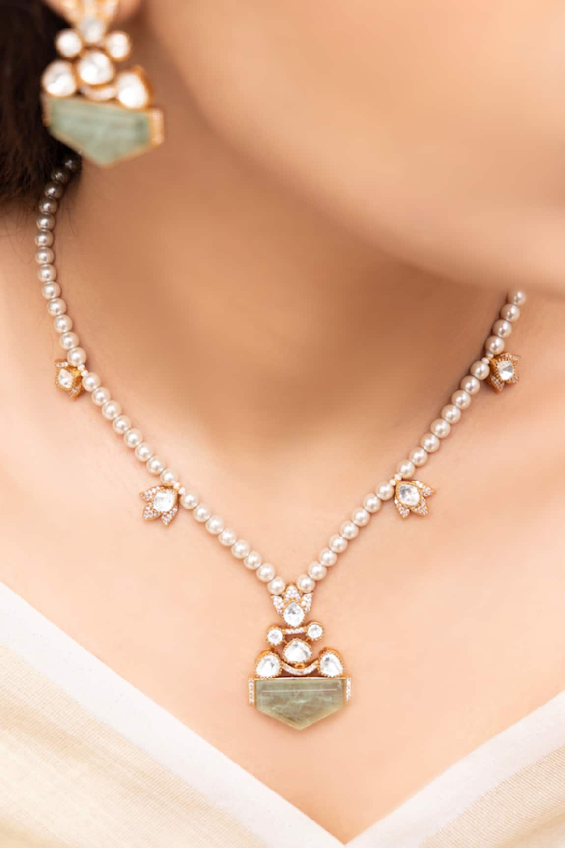 Joules By Radhika Designer Nayvika Necklace Set 