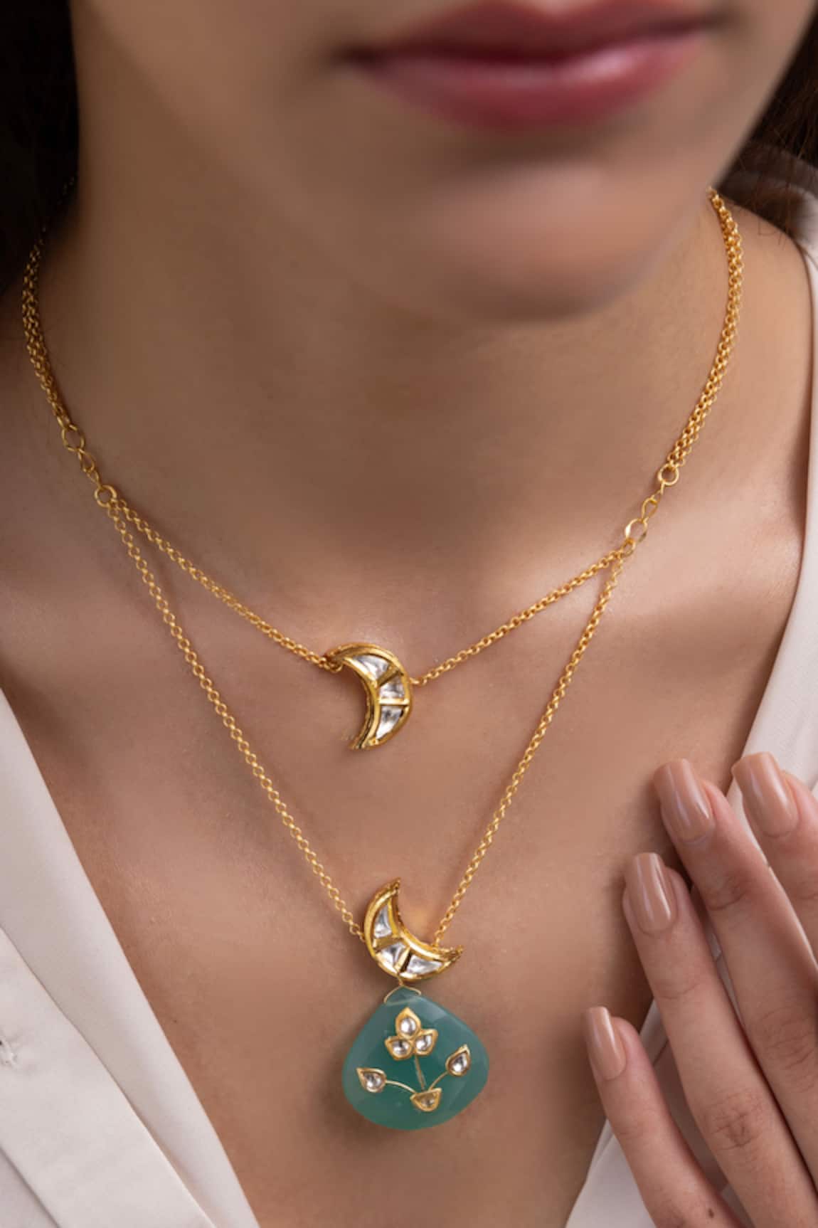 Joules By Radhika Tiara Drop Necklace 