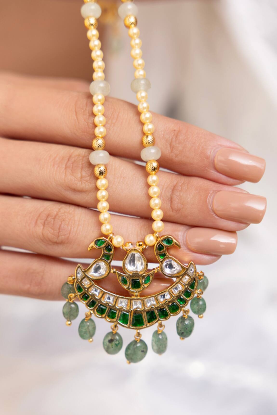 Joules By Radhika Arvya Gold Finish Necklace 