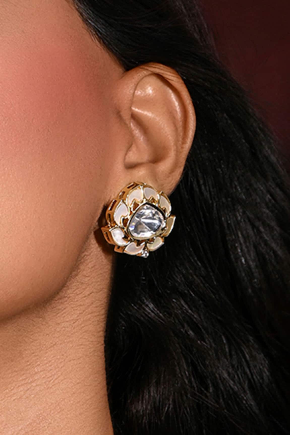 Joules By Radhika Gold Enchanted Echo Earrings 