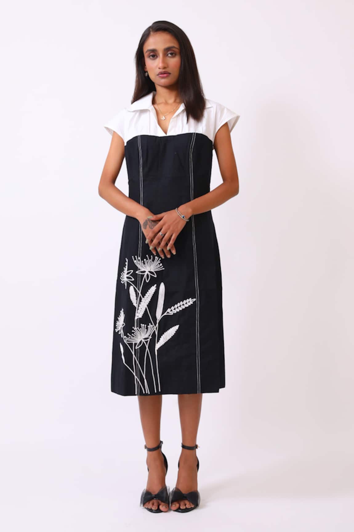 Baani Khurana Black & White Designer Dress 