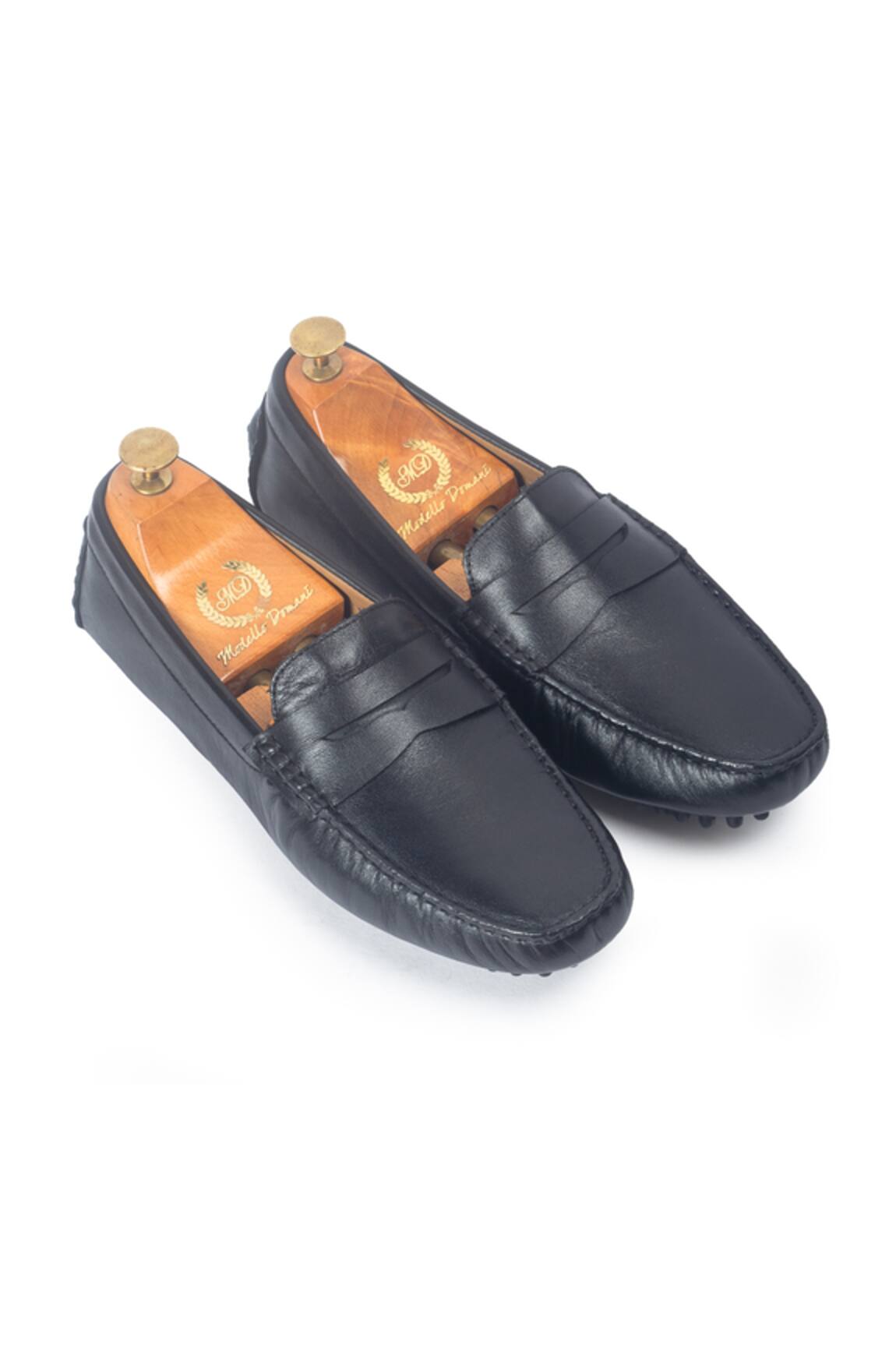Domani Gommino Leather Penny Loafers 