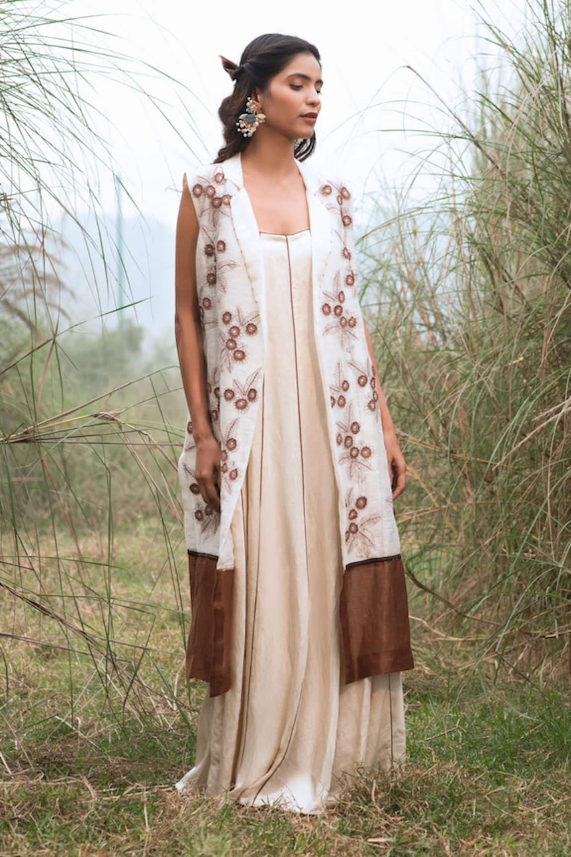 Kushani Earthy Petal Jacket & Sundance Whispers Dress 