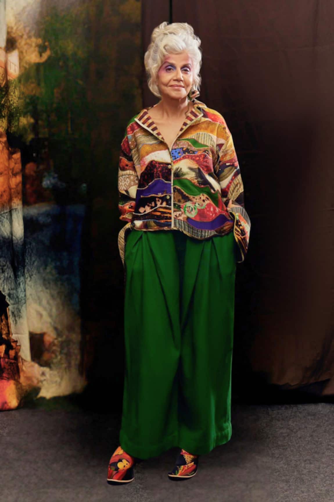 Til Green Tuck Trouser 