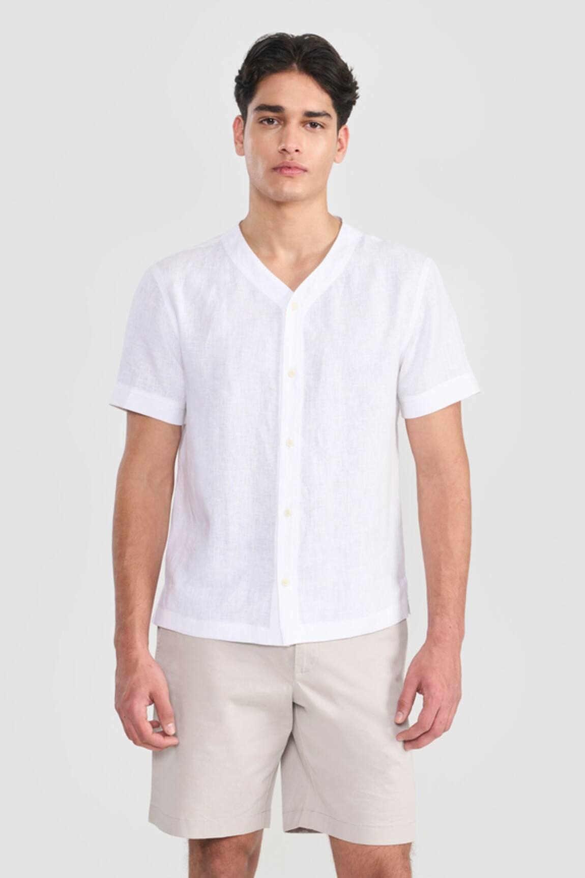 PERONA Otto Designer Linen Shirt 