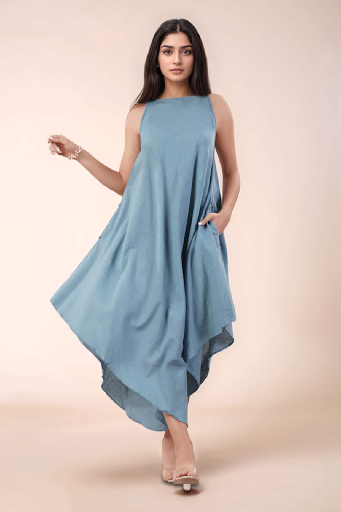 Samyukta Singhania Blue Designer Dress 