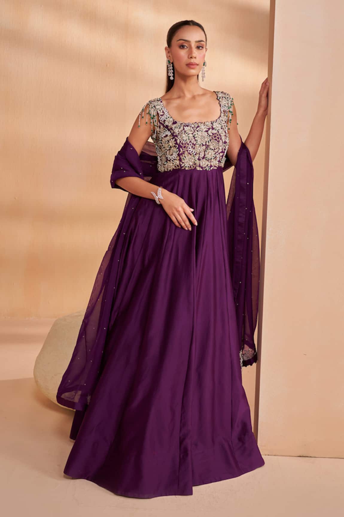 Aakansha Gupta Designer Rosaline Anarkali Set 