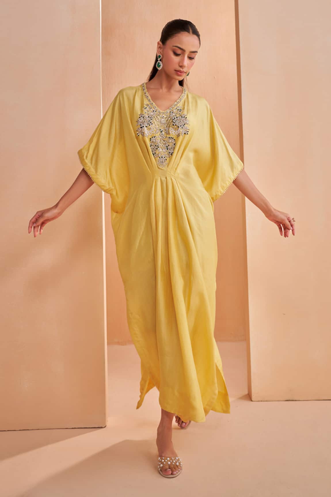 Aakansha Gupta Quill Kaftan Dress 