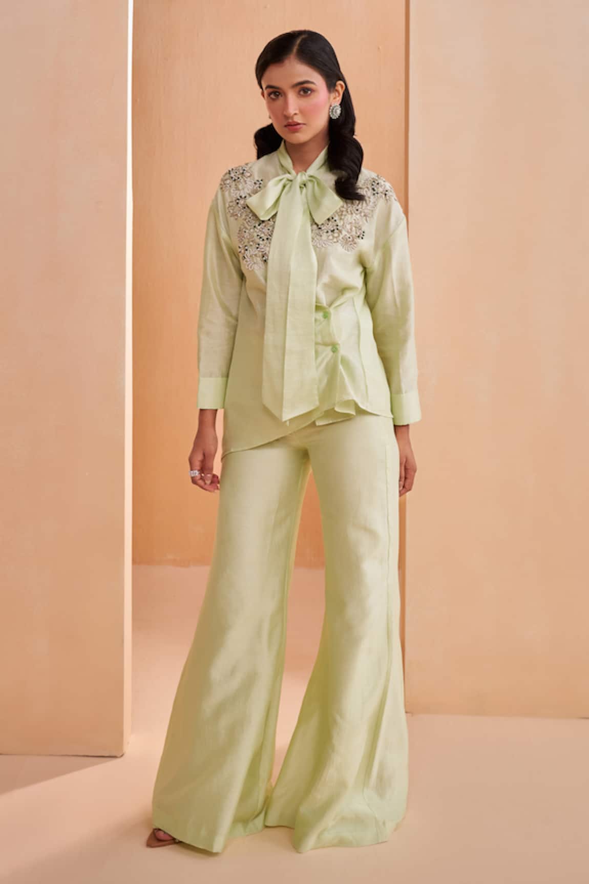 Aakansha Gupta Chanderi Designer Co-ord Set 