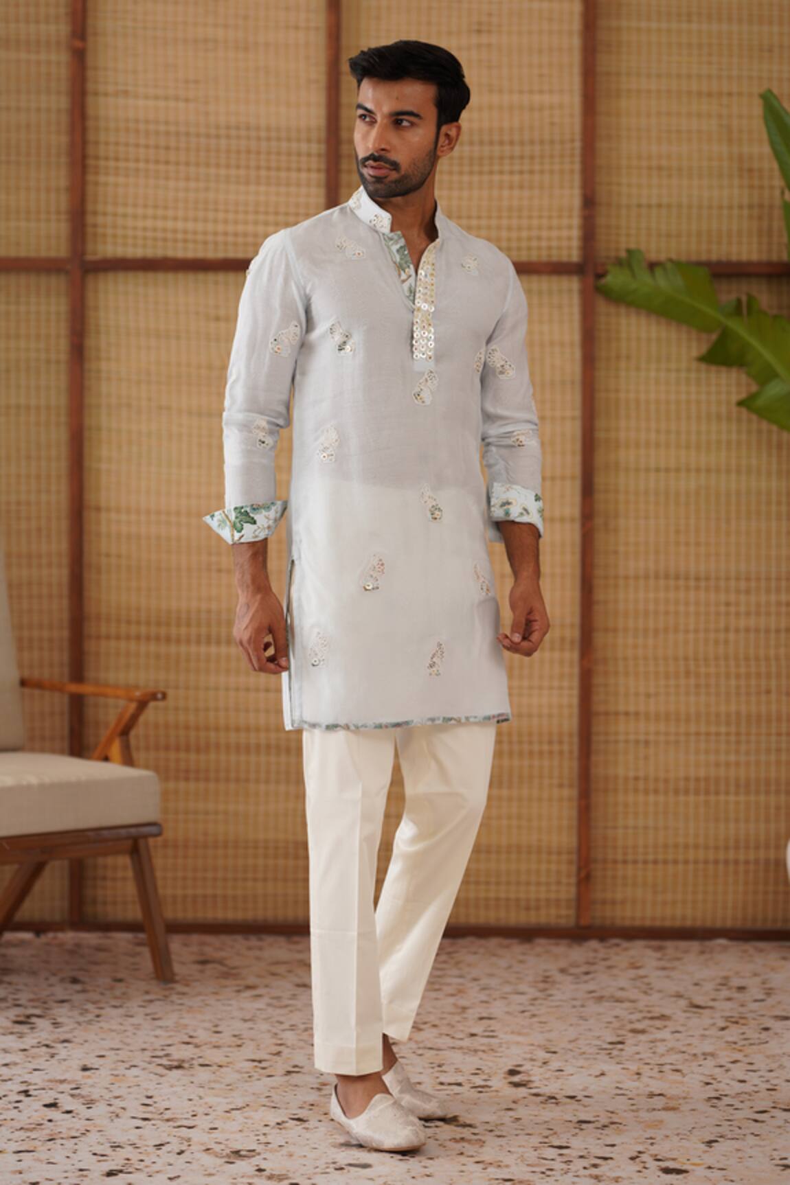 Arjan Dugal Gramophone Dori Kurta Set 