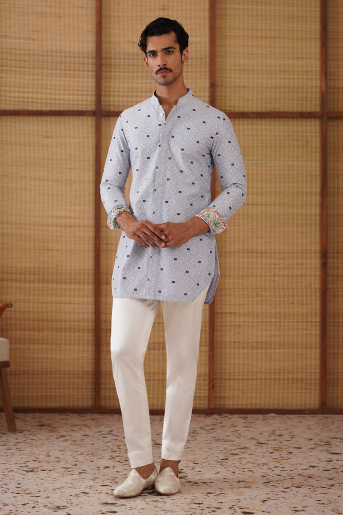 Arjan Dugal Kairos Diamond Foe Kurta Set 