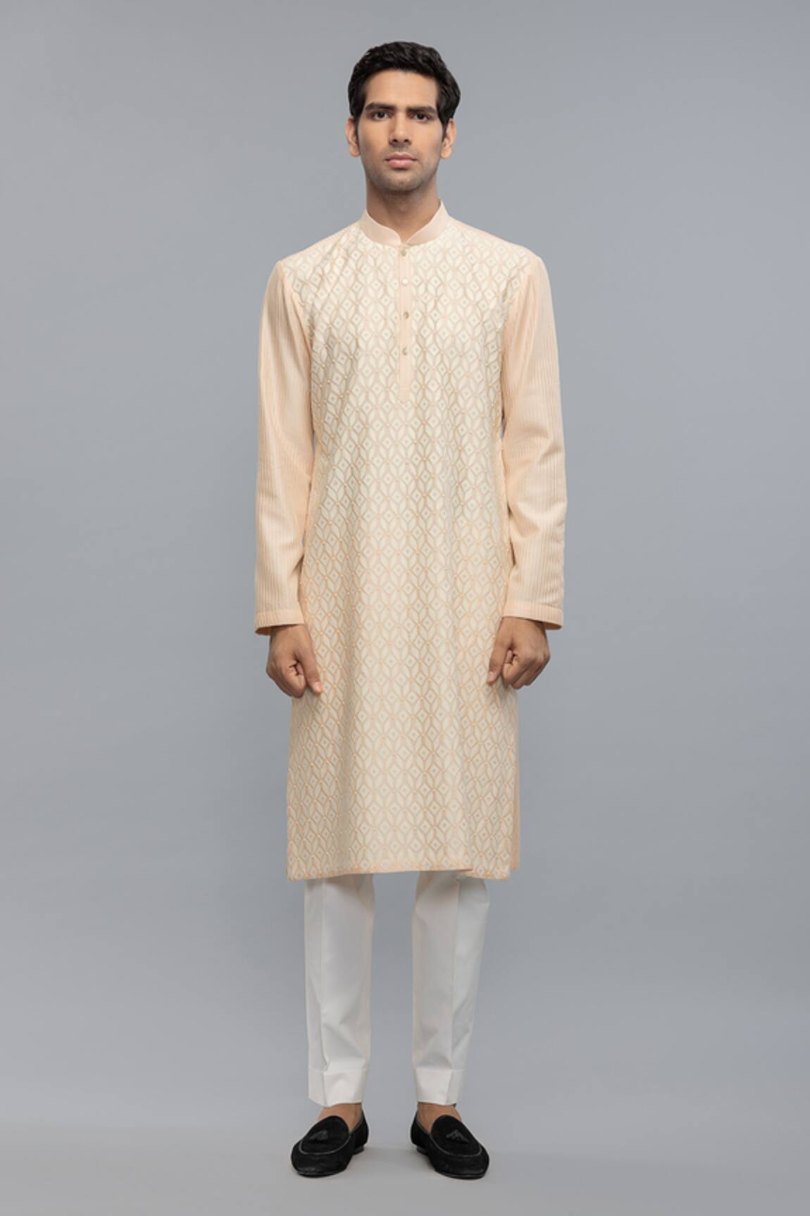 Rohit Bal Designer Chanderi Kurta Set 