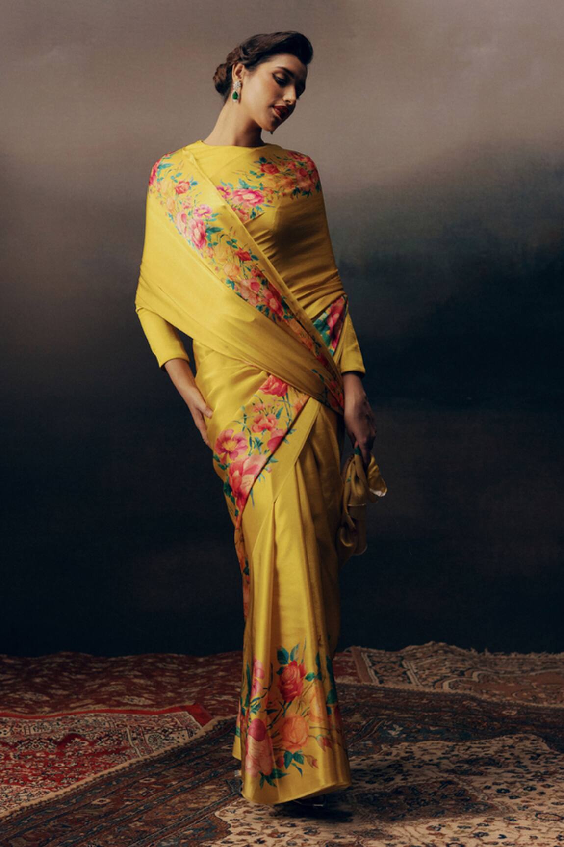 Studio 113 Floral Print Designer Saree 