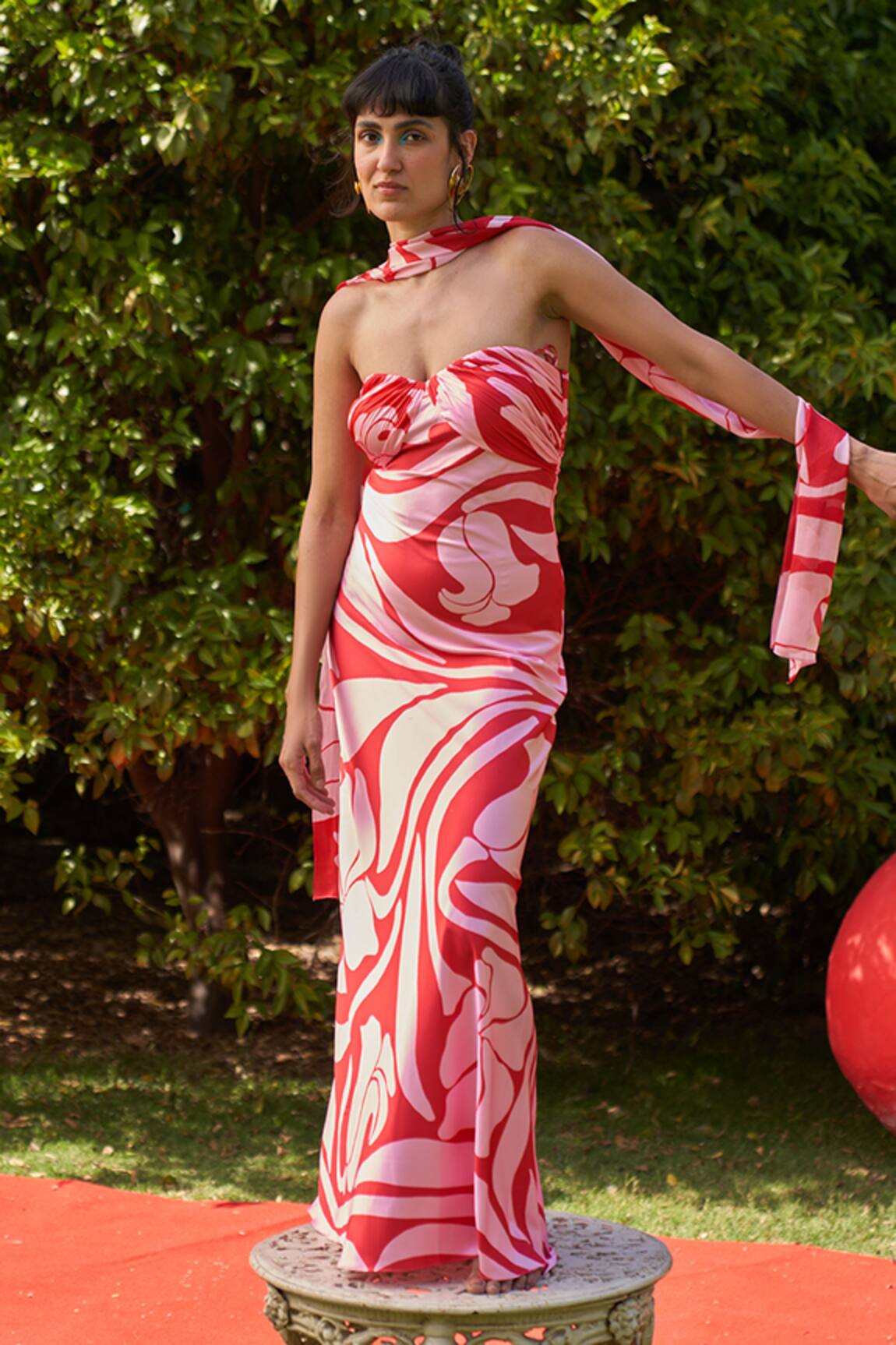 Zwaan Giselle Dress with Scarf 
