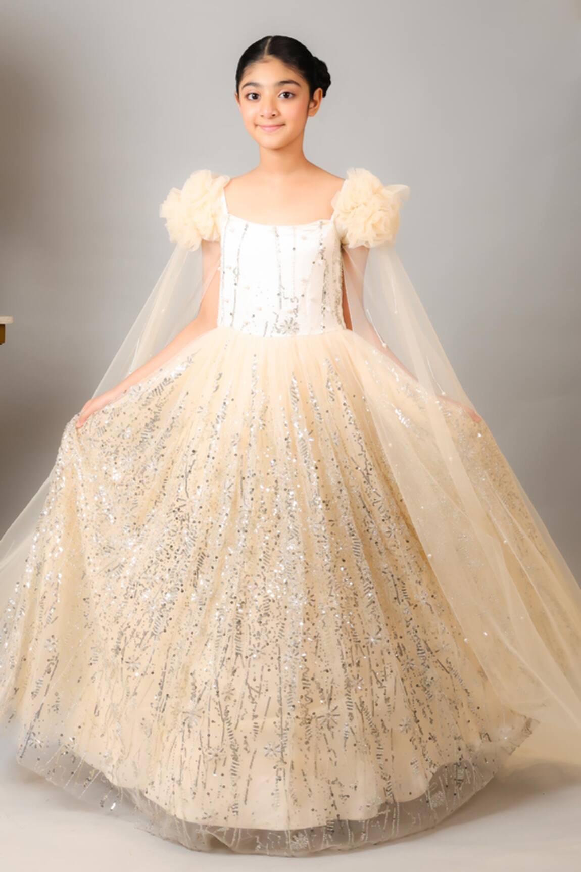 Kirti Agarwal - Pret N Couture Sequin Embellished Gown 