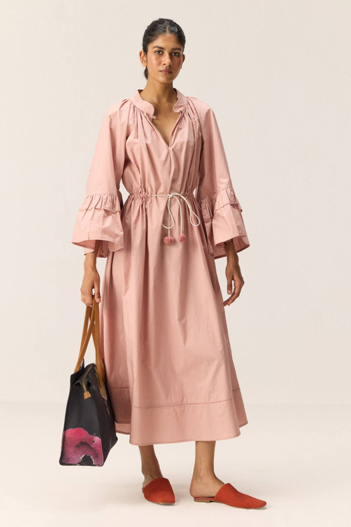 Kharakapas Rose Tier Dress 