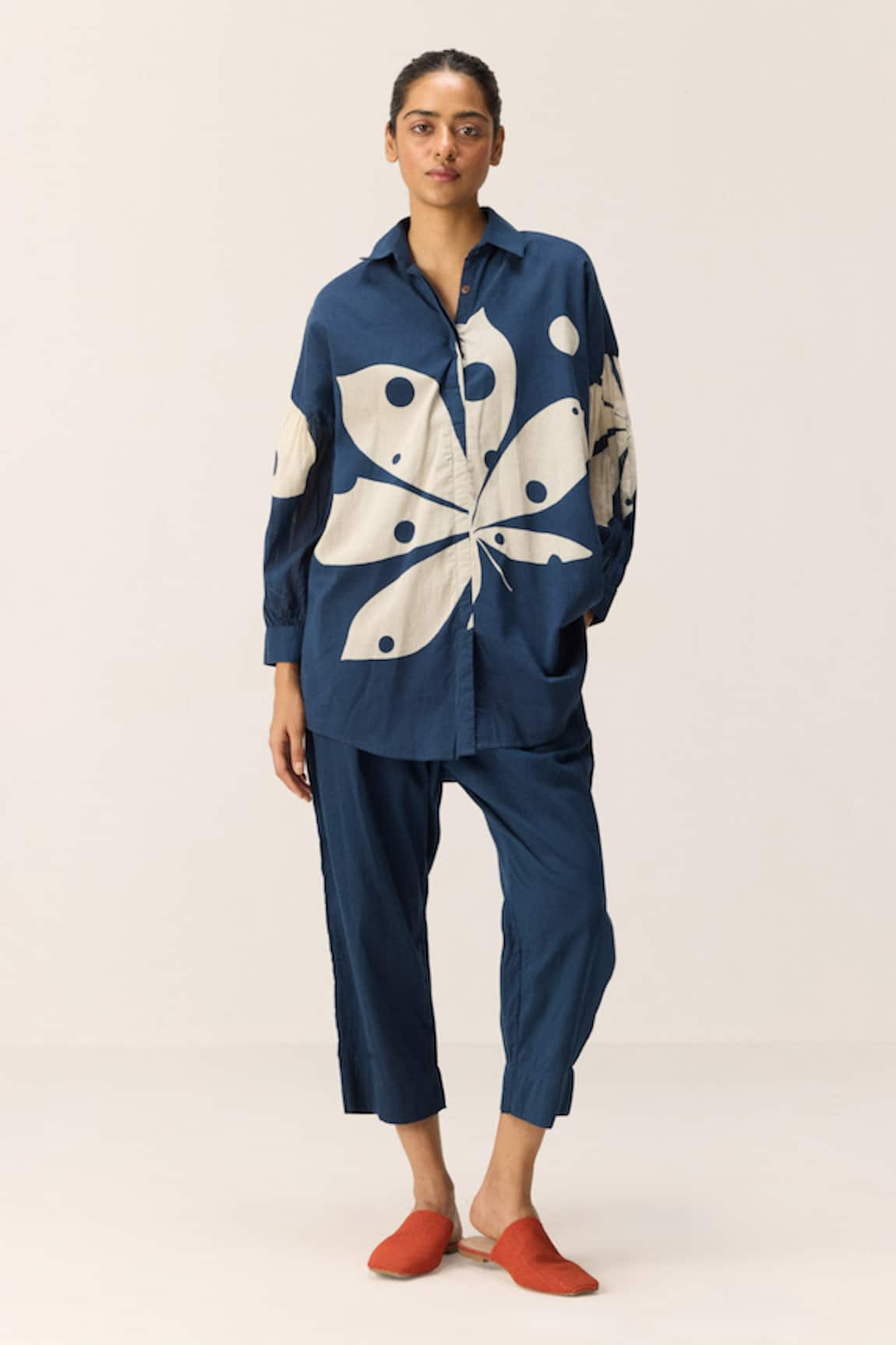 Kharakapas Ocean Storm Shirt & Pant Co-ord Set 