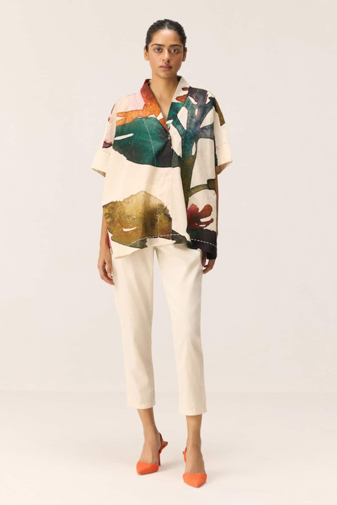 Kharakapas Floral Wash Top 