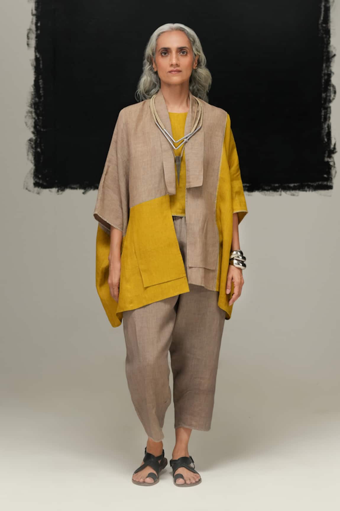 Urvashi Kaur Designer Linen Duro Pant 