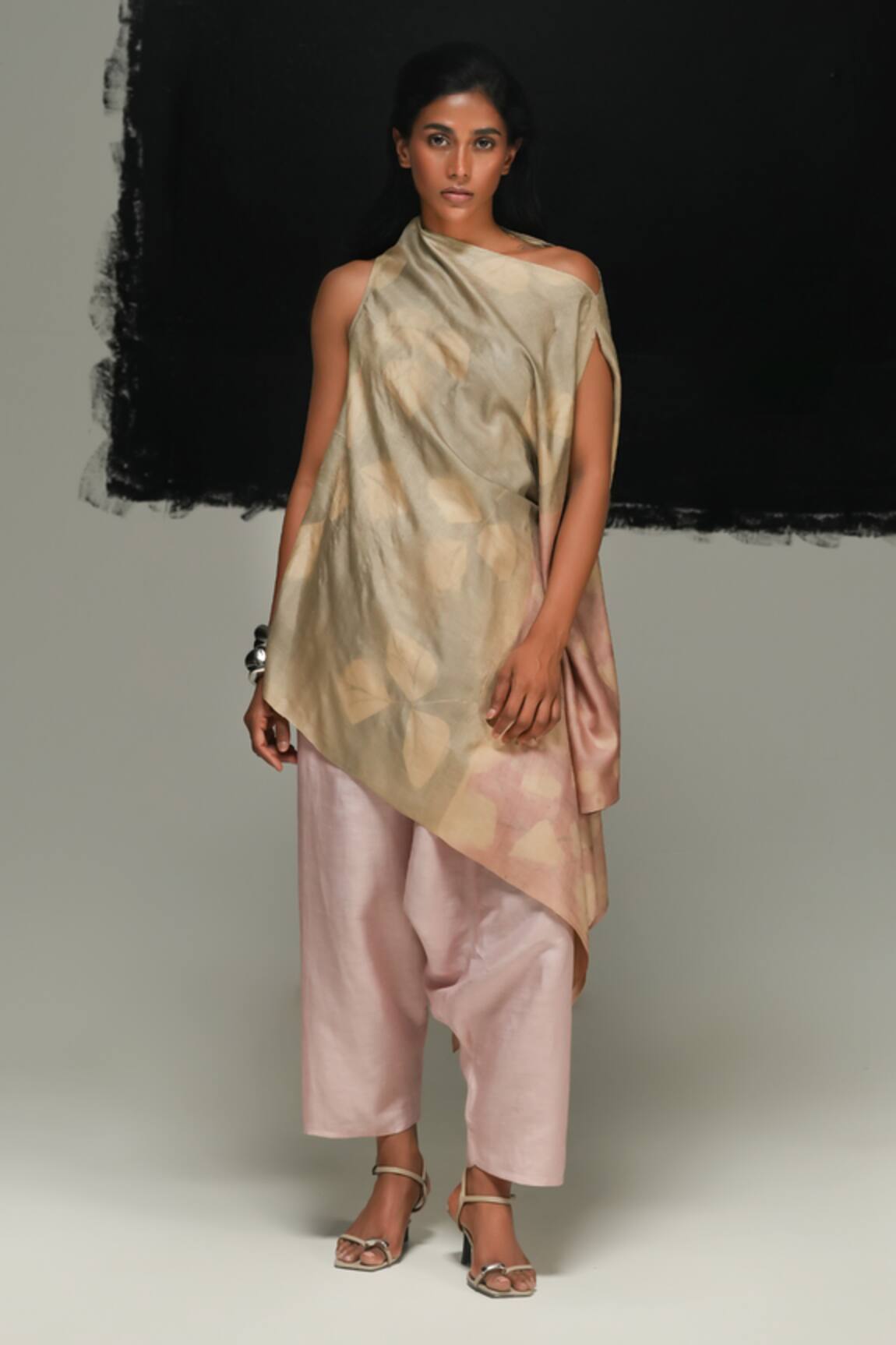 Urvashi Kaur Multicolor Handwoven Silk Rika Top 