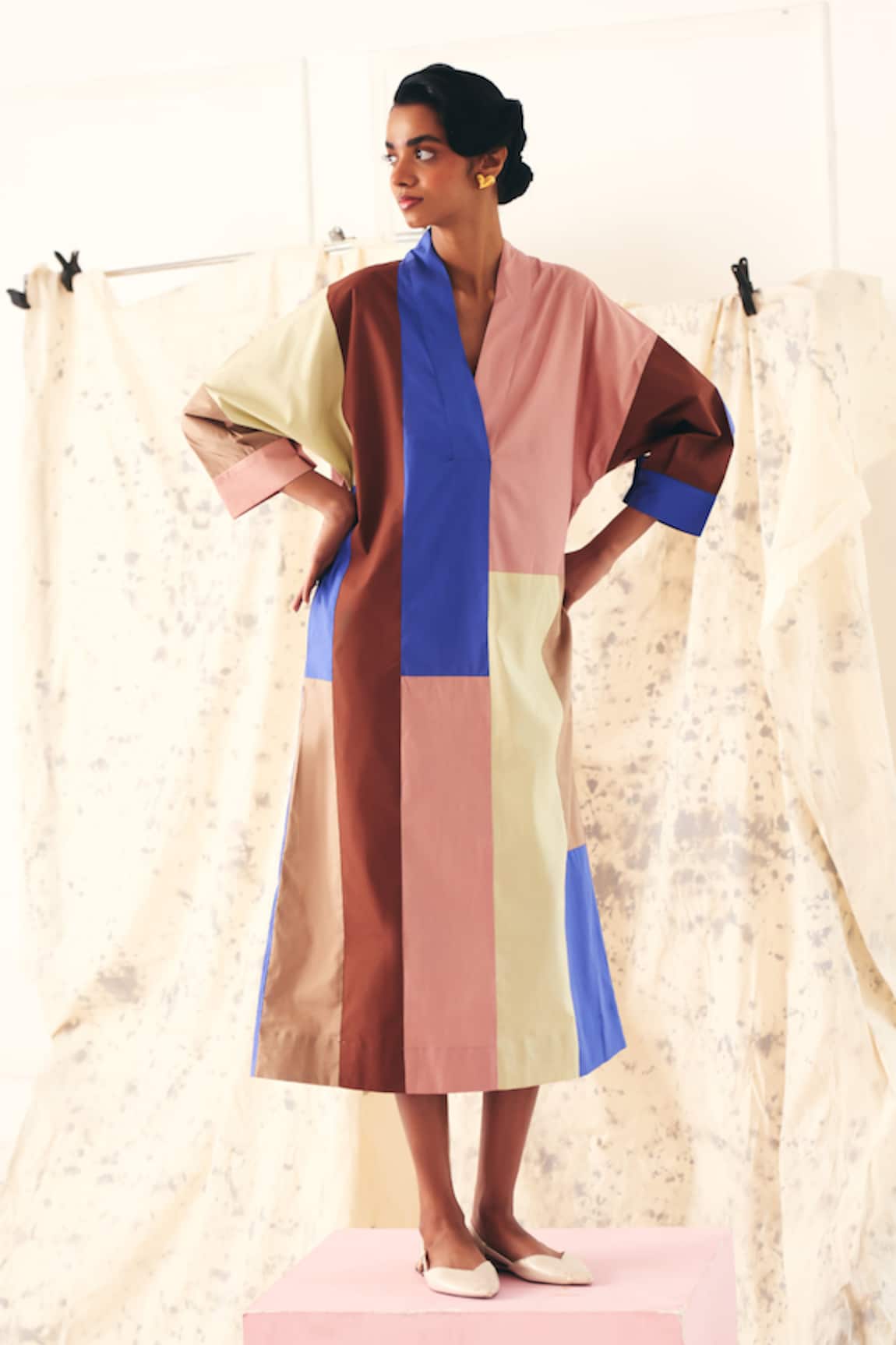 OFRIDA Multicolor Turin PW Dress 
