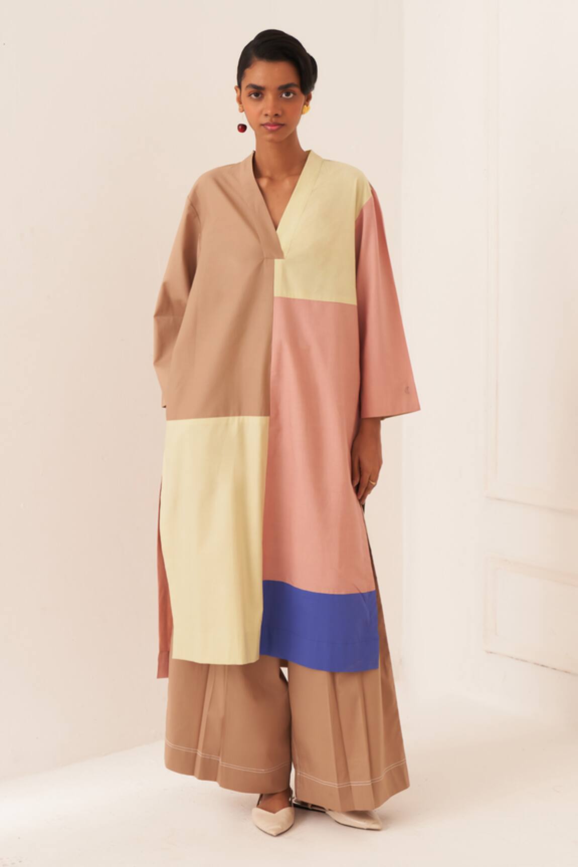 OFRIDA Multicolor Designer Turin STFT Kurta 