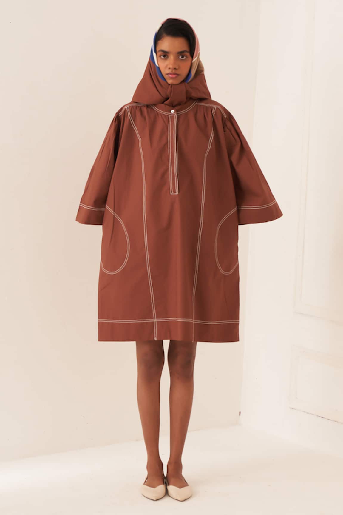 OFRIDA Cacao Beach Dress 