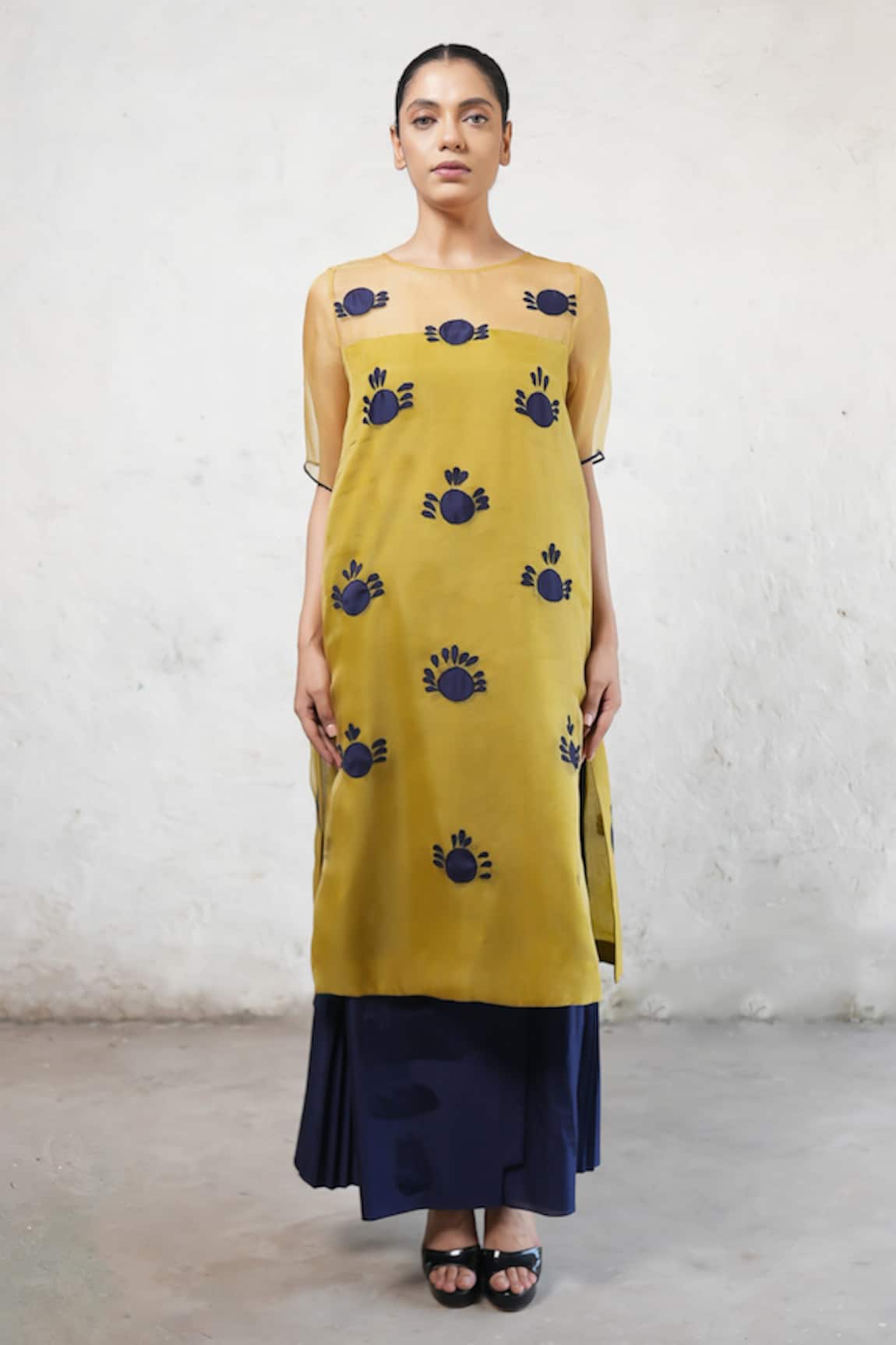 Saksham & Neharicka Applique Kurta Set 