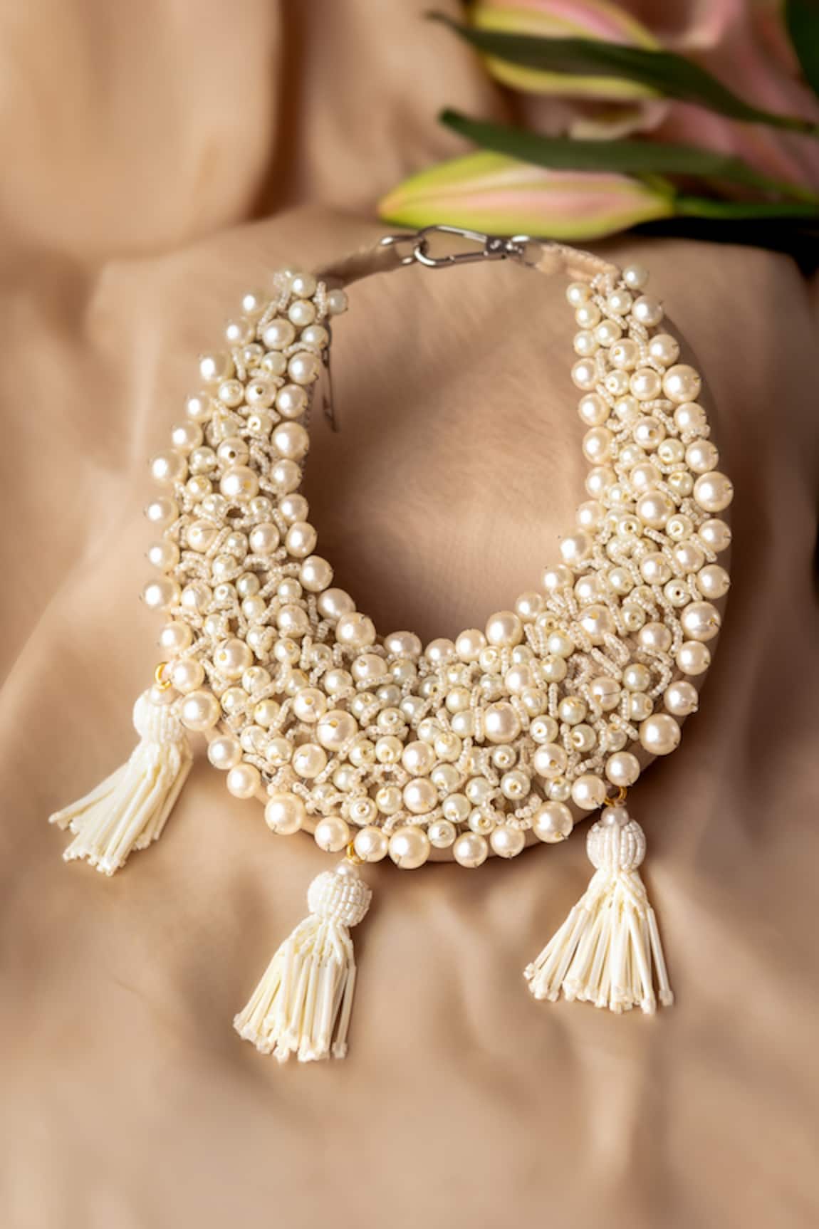 Bhavna Kumar Pearl Crescent Mini Bag 