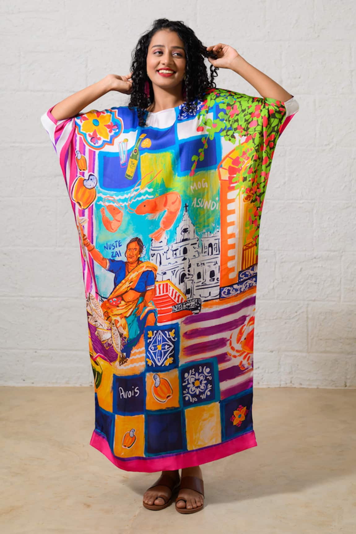 Prachi Kamat Multicolor Designer Kaftan 