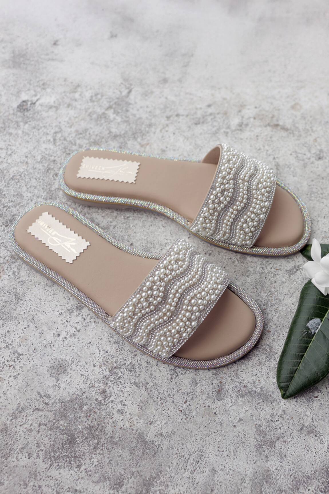 Shiveen Shiveen Designer Magnolia Flats 