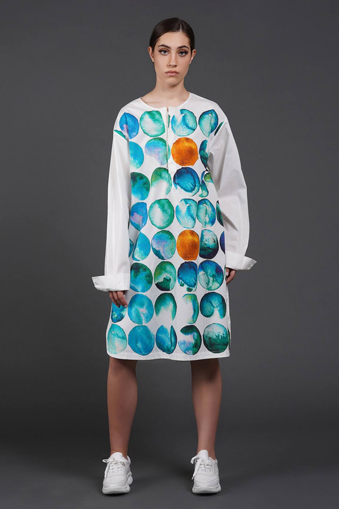 Samant Chauhan Serene Stone Shirt Dress