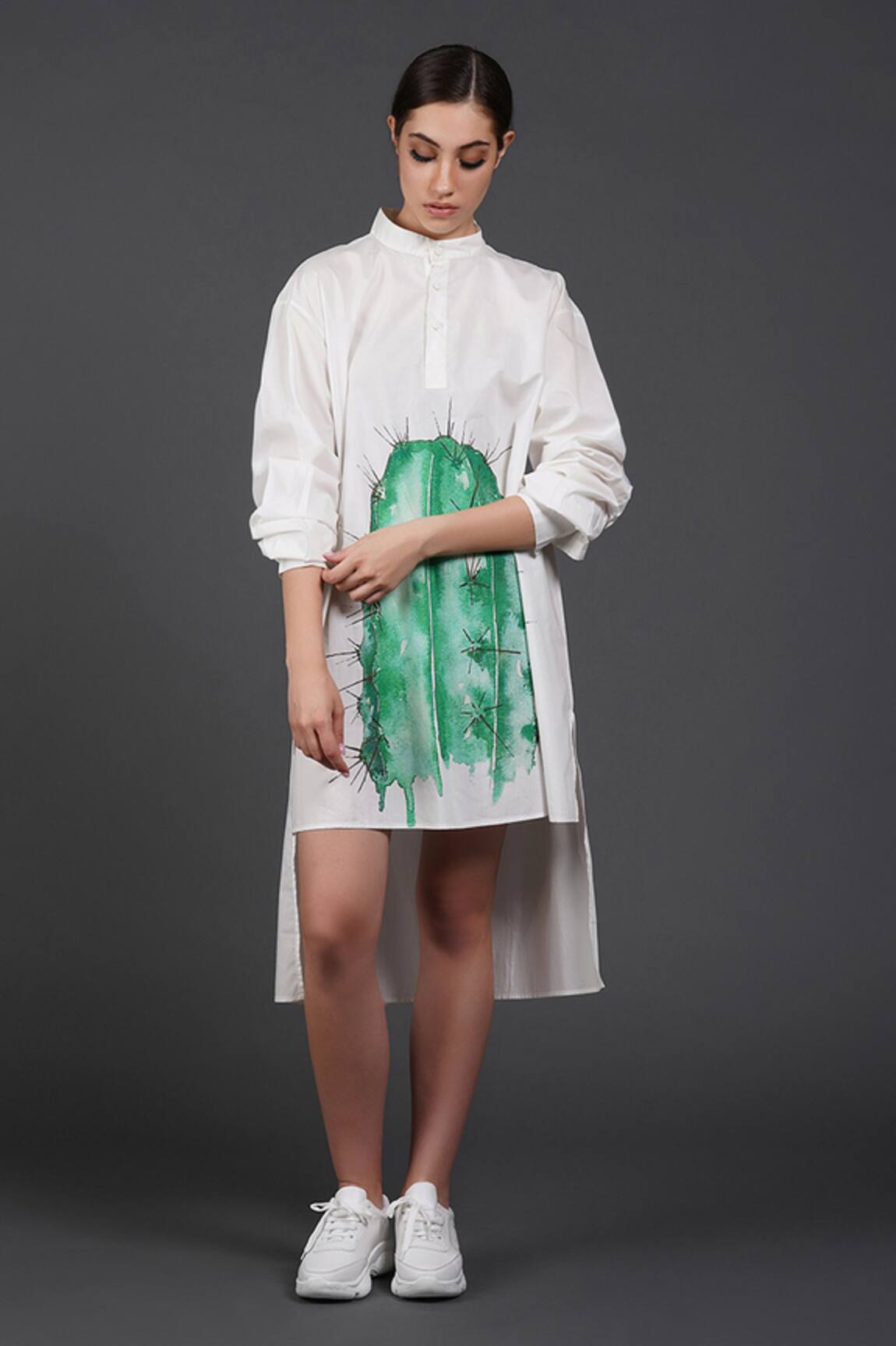 Samant Chauhan Spiky Style Shirt Dress