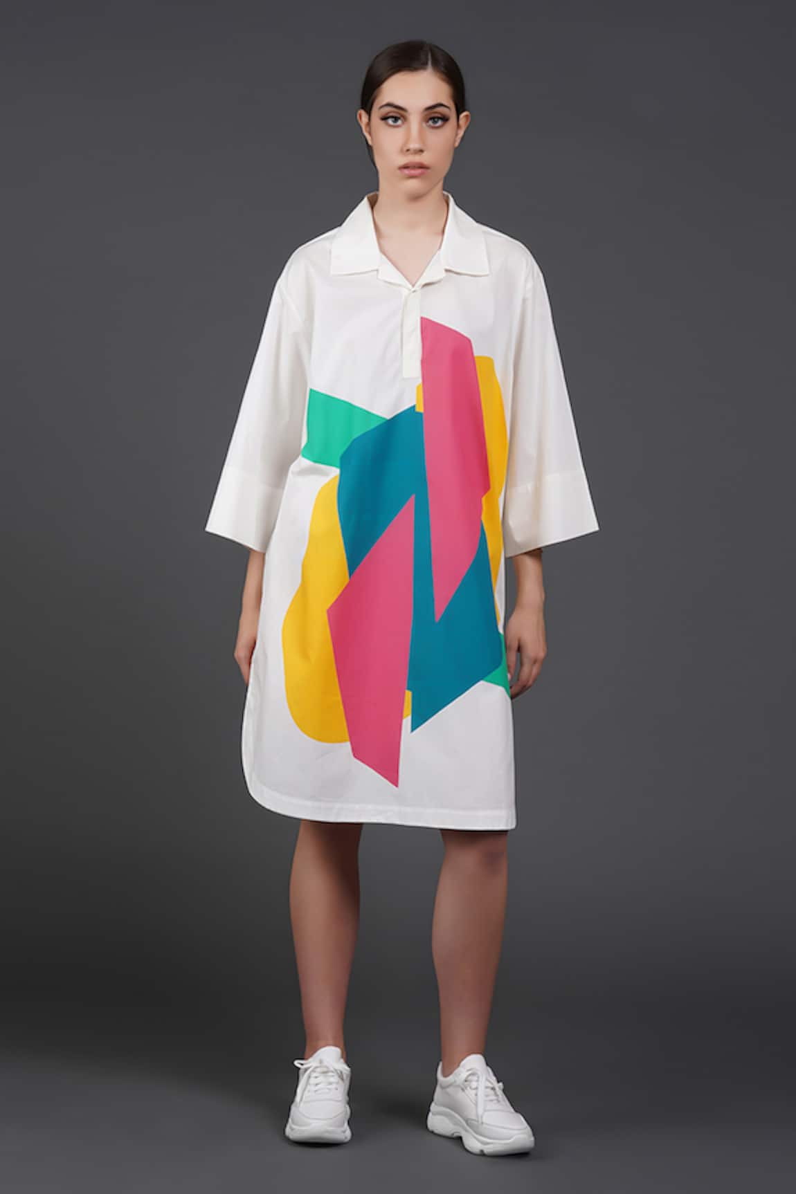 Samant Chauhan Colour Burst Cotton Shirt